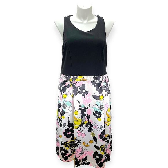 City Chic NWT Art Darling Trendy Floral Print Fit & Flare Dress Plus Size 20 - Picture 2 of 8